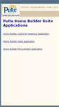 Mobile Screenshot of homebuilder.pulte.com